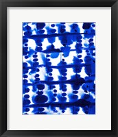 Parallel Electric Blue Fine Art Print