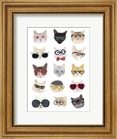 Cats with Glasses Fine Art Print