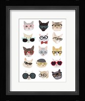 Cats with Glasses Fine Art Print