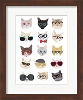 Cats with Glasses Fine Art Print