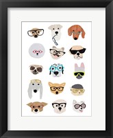 Dogs with Glasses Fine Art Print