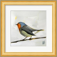 Robin on Wire Fine Art Print