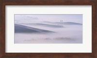 Dawn Mist in Val d'Orcia, Tuscany Fine Art Print