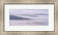 Dawn Mist in Val d'Orcia, Tuscany Fine Art Print