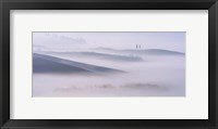 Dawn Mist in Val d'Orcia, Tuscany Fine Art Print