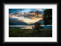 Crescent Lake Chair Fine Art Print