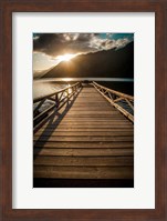 Crescent Lake Sunset Fine Art Print