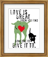 Love Is Great Fine Art Print