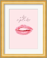 A Kiss Is Just a Kiss Fine Art Print
