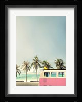 Surf Bus Pink Fine Art Print