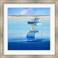 River Moorings Fine Art Print