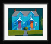 Blue House Fine Art Print