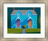 Blue House Fine Art Print