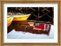 Dories and Reflection Fine Art Print