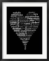 Translation of Love (black) Fine Art Print