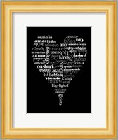 Translation of Love (black) Fine Art Print