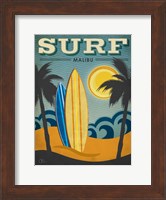 Surf Malibu Fine Art Print