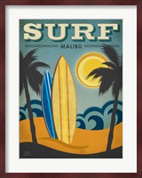 Surf Malibu Fine Art Print