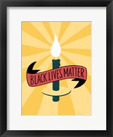Black Lives Matter - Candle Fine Art Print