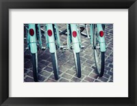 Bicycle Line Up 1 Fine Art Print