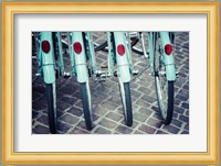 Bicycle Line Up 1 Fine Art Print