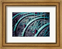 Bicycle Line Up 2 Fine Art Print