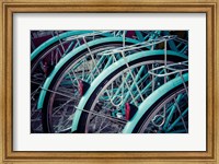 Bicycle Line Up 2 Fine Art Print