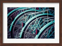 Bicycle Line Up 2 Fine Art Print