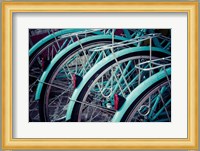 Bicycle Line Up 2 Fine Art Print