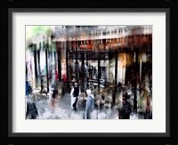 Busy Sidewalk Fine Art Print