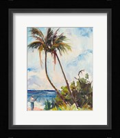 Fishing under Palms Fine Art Print