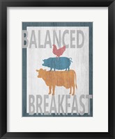 Balanced Breakfast One Fine Art Print