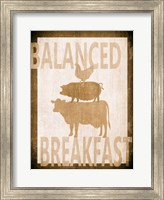 Balanced Breakfast Two Fine Art Print
