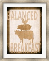 Balanced Breakfast Two Fine Art Print