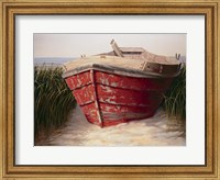 Red Boat Fine Art Print