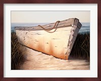 White Boat Fine Art Print