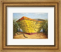 Yellow and Orange Rowboat Fine Art Print