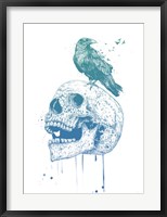 New Skull (Blue) Fine Art Print