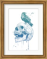 New Skull (Blue) Fine Art Print