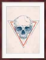 Skull in Triangle No. 2 Fine Art Print