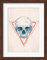 Skull in Triangle No. 2 Fine Art Print