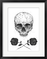 Skull N Roses Fine Art Print