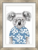 Summer Koala (Blue) Fine Art Print