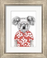 Summer Koala (Red) Fine Art Print