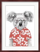 Summer Koala (Red) Fine Art Print