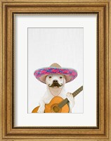Dog Guitarist Fine Art Print
