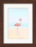 Flamingo on the Beach II Fine Art Print