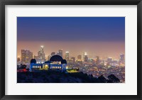 L.A. Skyline with Griffith Observatory Framed Print