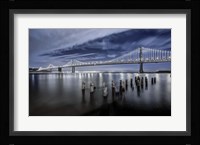 The Bay Lights Framed Print