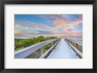 The Walk To Sunset Beach Fine Art Print